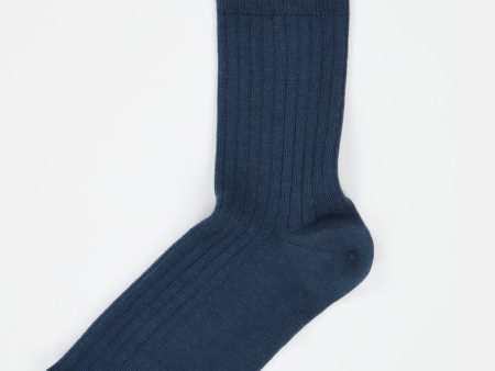 Boys & Girls Navy Rib Ankle Socks For Sale