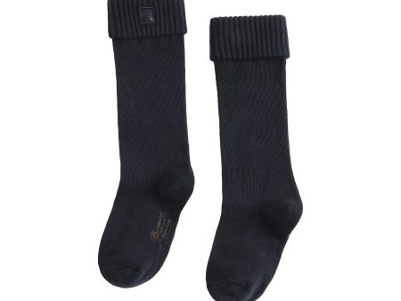 Boys & Girls Black Socks For Cheap