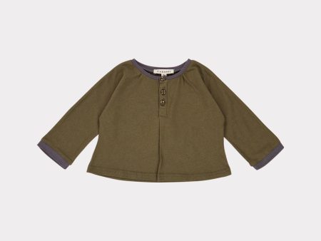 Baby Boys & Girls Khaki Heron Blouse Hot on Sale