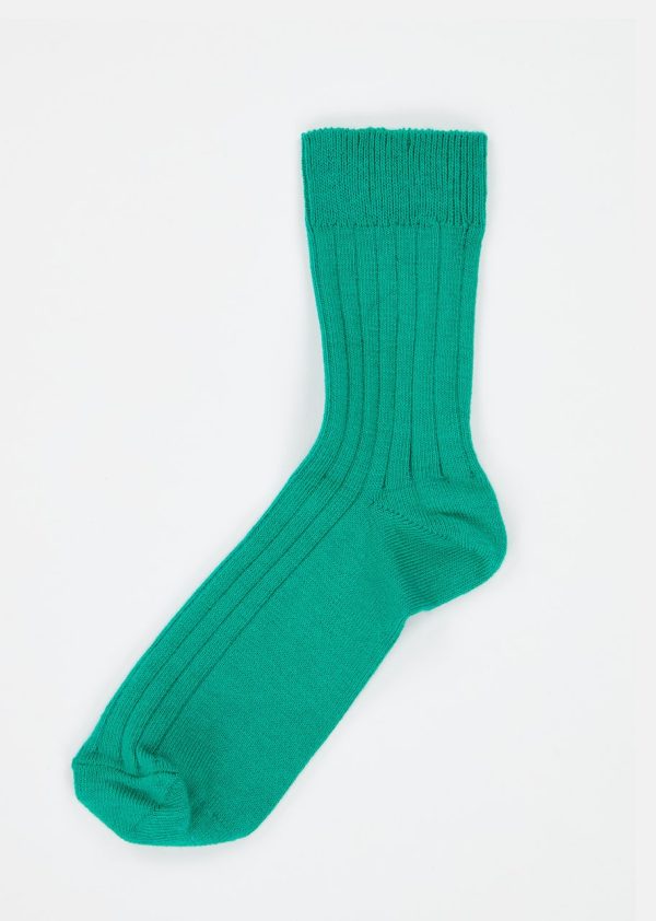 Boys & Girls Teal Rib Ankel Socks Hot on Sale