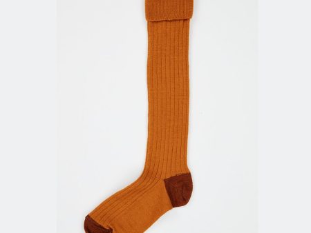 Boys & Girls Russet Rib Knee Socks Online Hot Sale