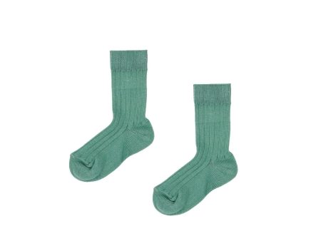 Baby Boys & Girls Green Cotton Socks Supply