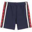 Baby Boys Blue GG Cotton Shorts Sale