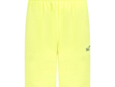 Boys & Girls Yellow Cotton Shorts Online now