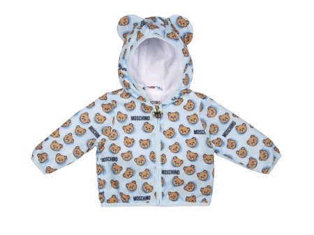 Baby Boys & Girls Blue Printed Jacket Sale