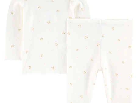 Baby Boys & Girls Gold Cotton Babysuit For Cheap