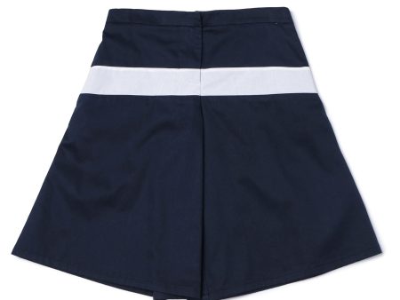 Girls Navy Cotton Shorts Supply