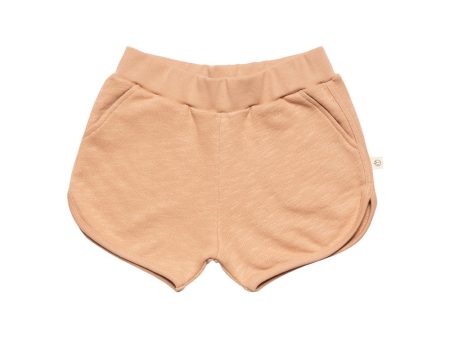 Girls Dark Pink Cotton Shorts on Sale