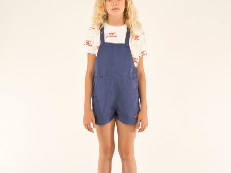 Boys & Girls Navy Cotton Romper For Discount