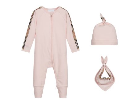 Baby Boys & Girls Pink 4 Piece Gift Set Online now