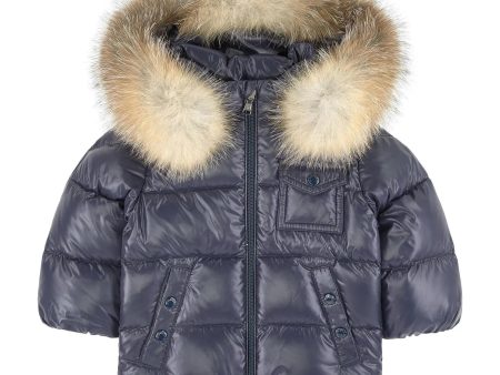 Baby Boys & Girls Navy “K2  Padded Down Jacket For Sale