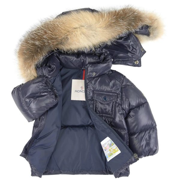 Baby Boys & Girls Navy “K2  Padded Down Jacket For Sale