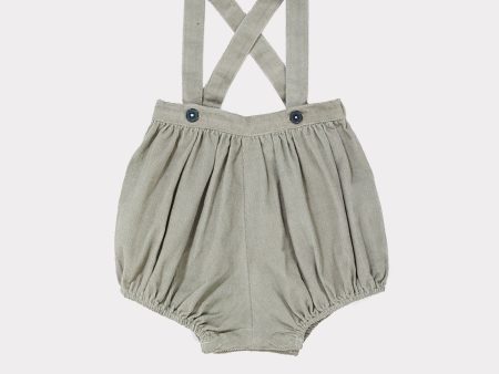 Baby Girls Light Blue Cotton Shorts Online now