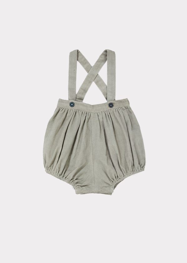 Baby Girls Light Blue Cotton Shorts Online now