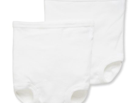 Baby Boys & Girls White Cotton Hip Shorts For Sale