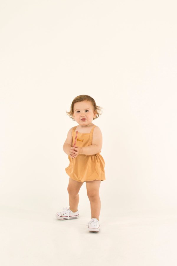 Baby Boys & Girls Toffee Cotton Shorts Cheap