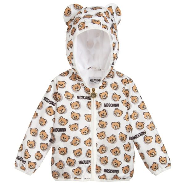 Baby Boys & Girls Ivory Printed Jacket Fashion