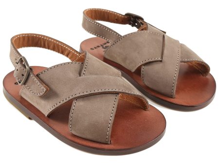 Baby Boys & Girls Brown Leather Sandals Supply