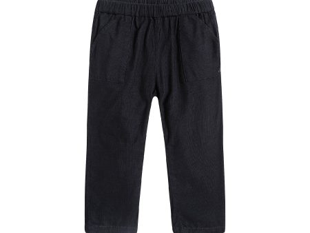 Baby Boys & Girls Navy Cotton Pants Online