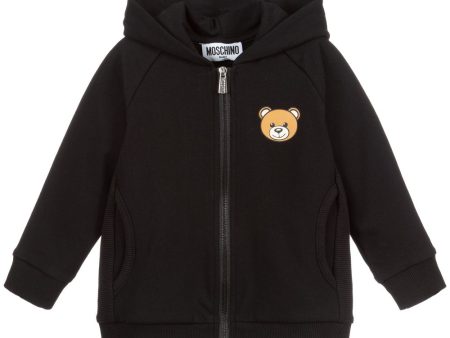 Baby Boys & Girls Black Teddy Bear Hoodie Discount