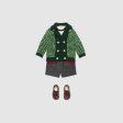 Baby Boys & Girls Green Wool Cardigan Supply