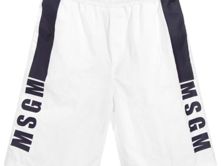 Boys White Bermuda Shorts Hot on Sale