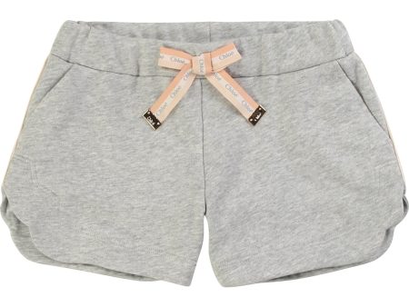 Girls Grey Cotton Shorts Online Hot Sale