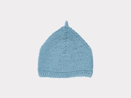 Baby Boys & Girls Blue Alpaca Hat For Sale