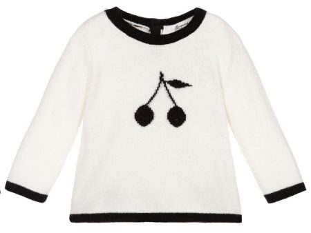 Baby Boys & Girls White Cherry Jumper Online