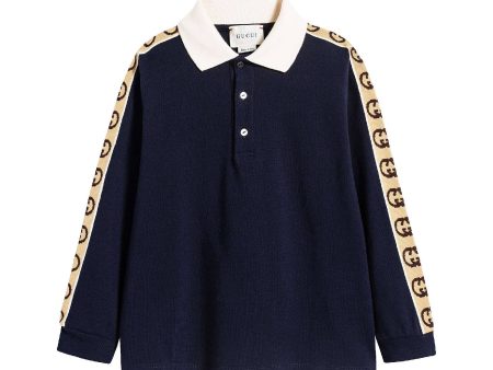 Baby Boys & Girls Oltremare GG Poloshirt For Sale