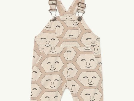 Baby Boys  & Girls Pink Face Cotton Jumpsuit on Sale