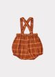 Baby Boys & Girls Orange Check Dunlin Romper Online Sale