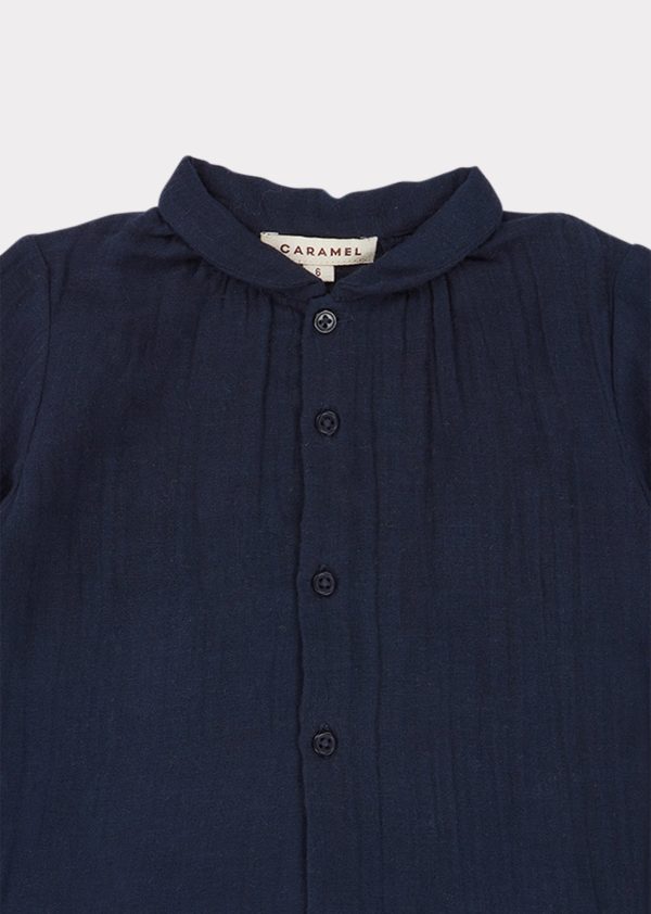 Baby Boys & Girls Dark Navy Raven Shirt Online