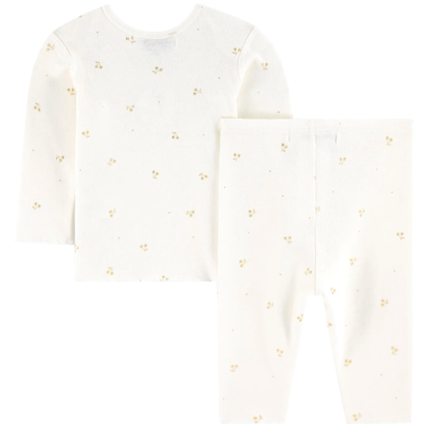 Baby Boys & Girls Gold Cotton Babysuit For Cheap