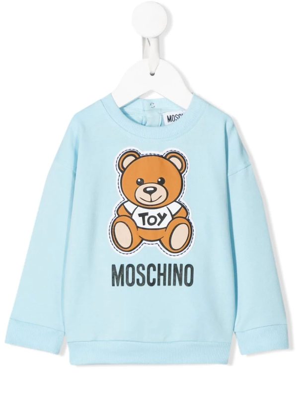 Baby Boys & Girls Blue Cotton Sweatshirt Hot on Sale