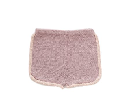 Girls Light Purple Cotton Shorts Hot on Sale