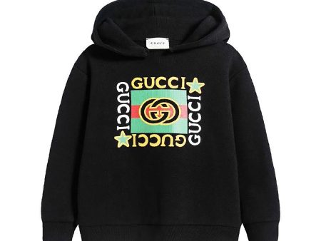 Baby Boys & Girls Black GGHoodie on Sale