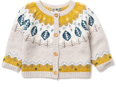 Baby Boys & Girls Jacquard Cardigan Hot on Sale