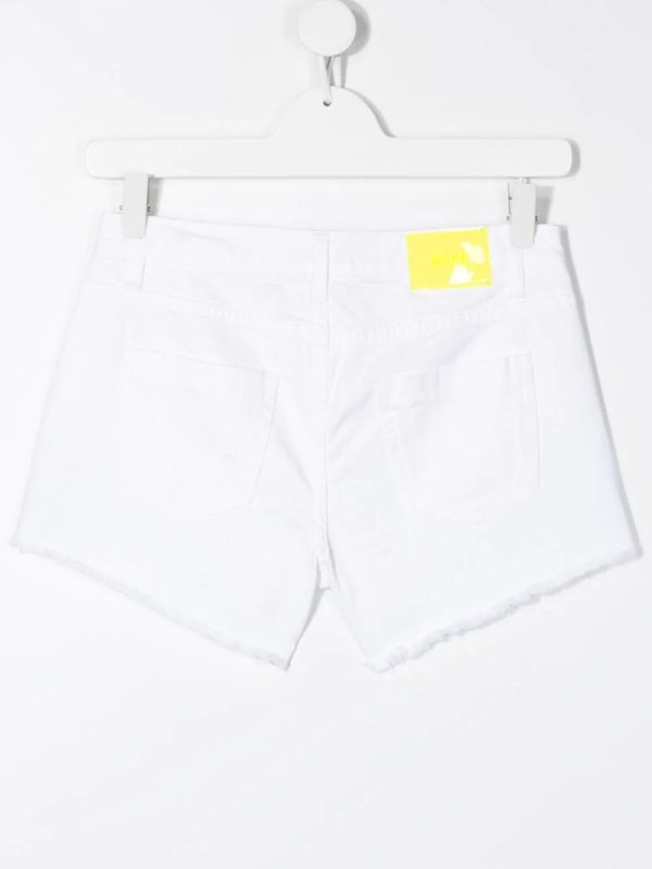 Girls White Denim Shorts Online Hot Sale