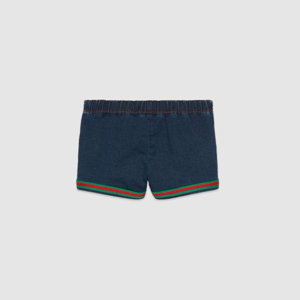 Baby Boys Blue Denim Shorts Online now