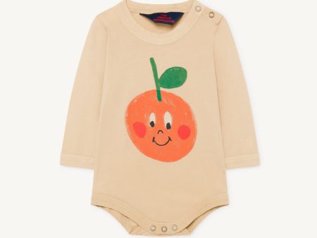 Baby Girls Brown Fruit Cotton Babysuit Online Sale