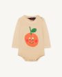 Baby Girls Brown Fruit Cotton Babysuit Online Sale