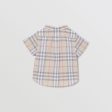 Baby Boys & Girls Beige Check Cotton Shirt Sale