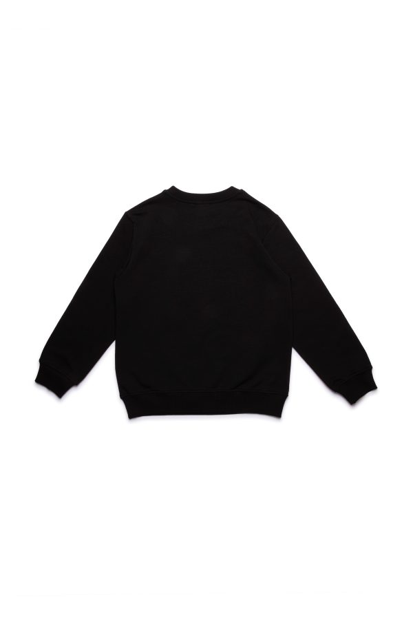 Boys & Girls Black Printing Cotton Sweatshirt Hot on Sale