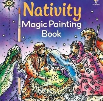 Abigail Wheatley: Nativity Magic Painting Book [2024] paperback Online Sale