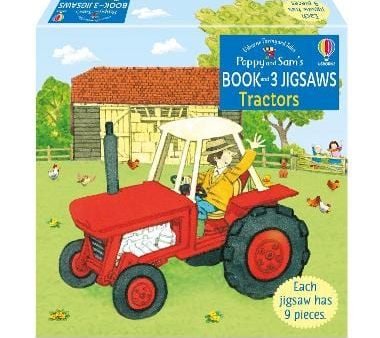 Heather Amery: Poppy And Sam s Book And 3 Jigsaws: Tractors [2022] paperback Online now